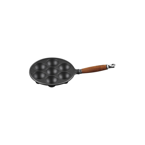 &AElig;bleskivepande med tr&aelig;h&aring;ndtag 20 cm, matte black, Le Creuset
