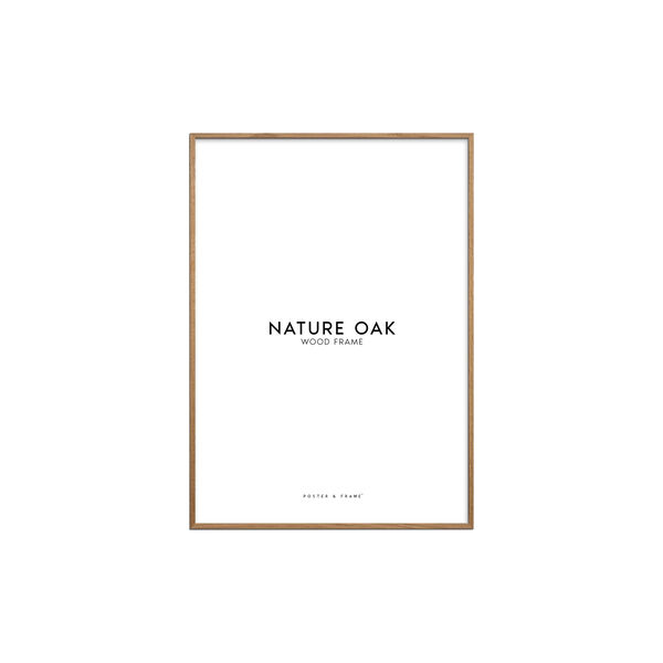 Wood Frame, oak, Poster & Frame