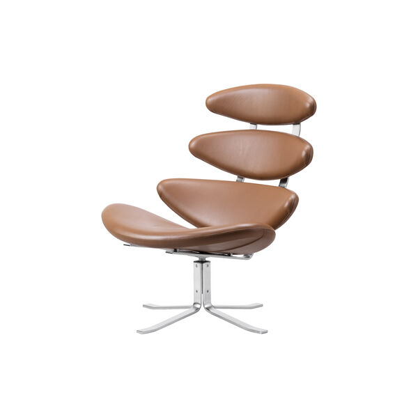 Corona Chair loungestol, nutshell, Fredericia Furniture