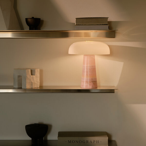 Glossy Mini bordlampe, pink, Design For The People