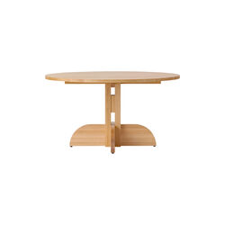 Puffin Dining Table | Round | &Oslash; 140 | Solid Oak | Spisebord, Audo Copenhagen