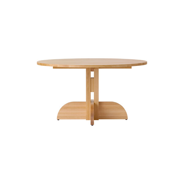 Puffin Dining Table | Round | &Oslash; 140 | Solid Oak | Spisebord, Audo Copenhagen