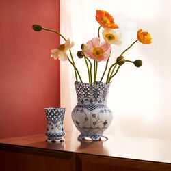 Musselmalet Helblonde vase 22 cm, Royal Copenhagen