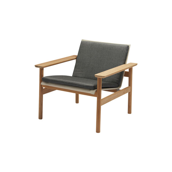 Pelagus hynde til loungestol, charcoal, Fritz Hansen