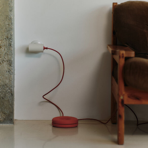 Cable Bagel, burnin' red, Pedestal