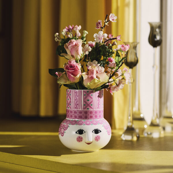 Olga Vase, pink, Bj&oslash;rn Wiinblad