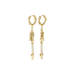 NIYA Freshwater Pearl Øreringe, gold plated NIYA Freshwater Pearl Øreringe, gold plated, Pilgrim