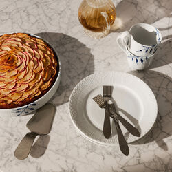 Hvid Halvblonde tallerken &Oslash; 19 cm, Royal Copenhagen