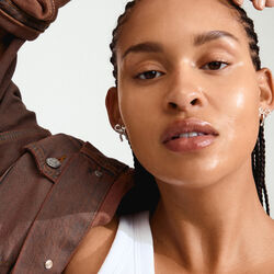 CASSIAN &Oslash;restikker, silver plated, Pilgrim