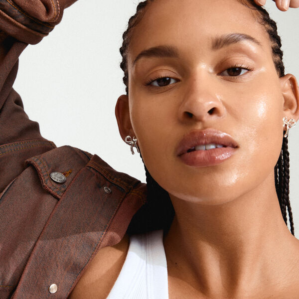 CASSIAN &Oslash;restikker, silver plated, Pilgrim