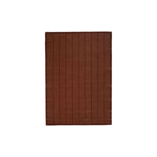 Woven Tatami gulvt&aelig;ppe, rust, Linie Design