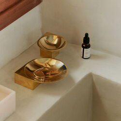 Santany Sk&aring;l Small, brass, Ferm Living