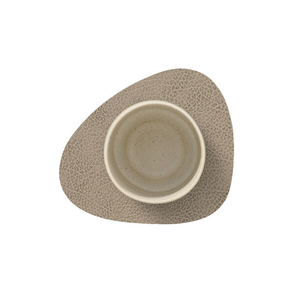 Hippo glasbrik Curve, warm grey, LIND DNA