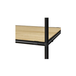 Original Shelf 1+1, oak, Abstracta® System