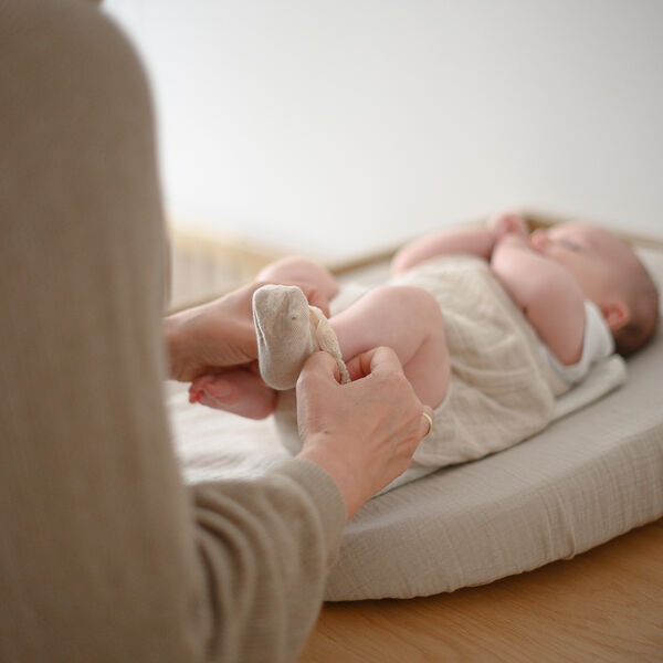 Calm puslepudebetr&aelig;k, latte, We Are Bitte