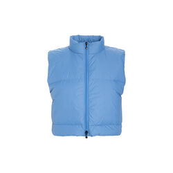 Feather down kort vest, lake blue, BITTE KAI RAND