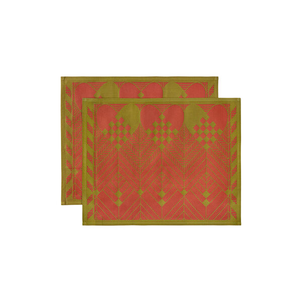 CHRISTMAS dækkeserviet, archive red, Georg Jensen Damask