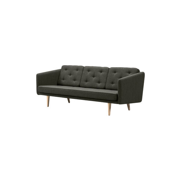 No. 1 3-pers. sofa, Fiord 961/sæbebehandlet eg No. 1 3-pers. sofa, Fiord 961/sæbebehandlet eg, Fredericia Furniture