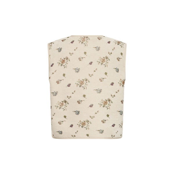 IR Tambourine Waistcoat, jaquard flowers, Atelier R&ecirc;ve