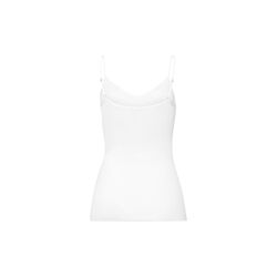 Cotton Seamless Spaghetti Top, white, HANRO