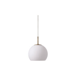 Ball Glass Pendant, opal white, FRANDSEN