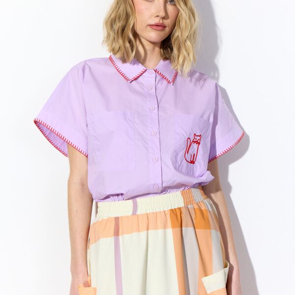 Oda Shirt, lavender, HUNK&Oslash;N