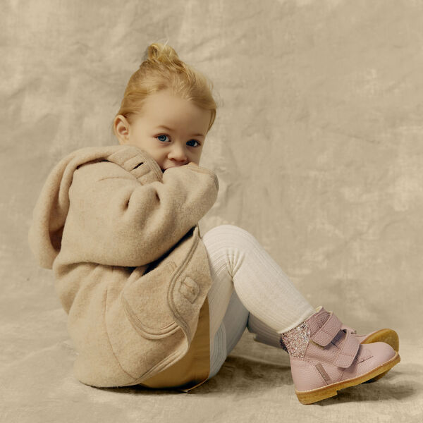 Begynder TEX-vinterstøvle, rosebud/maple glitter, ANGULUS