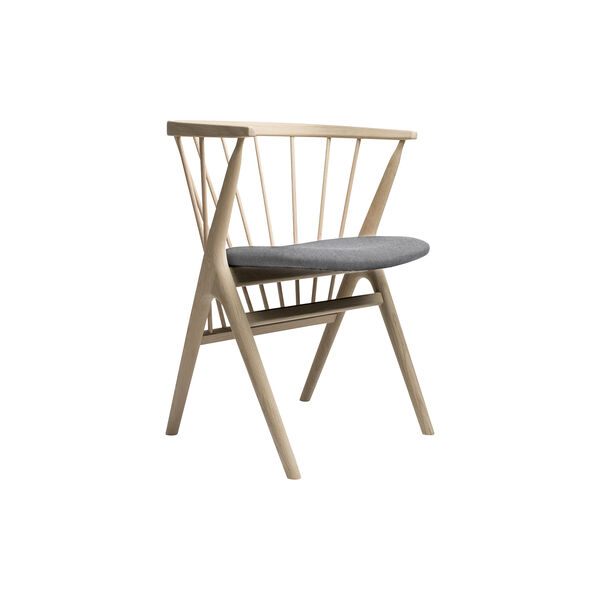 Sibast No 8 spisestol, sæbebehandlet eg/lysegrå Sibast No 8 spisestol, sæbebehandlet eg/lysegrå, Sibast Furniture