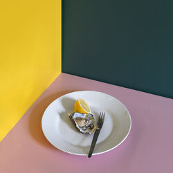 Hvid Elements tallerken Ø 26 cm, Royal Copenhagen