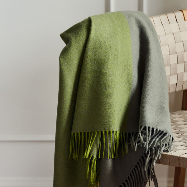 Secret plaid, 02204 lime/moss, Silkeborg Uldspinderi