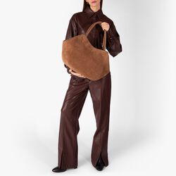 Carr&eacute; Soft Shopper | Saddle Brown, Aigner