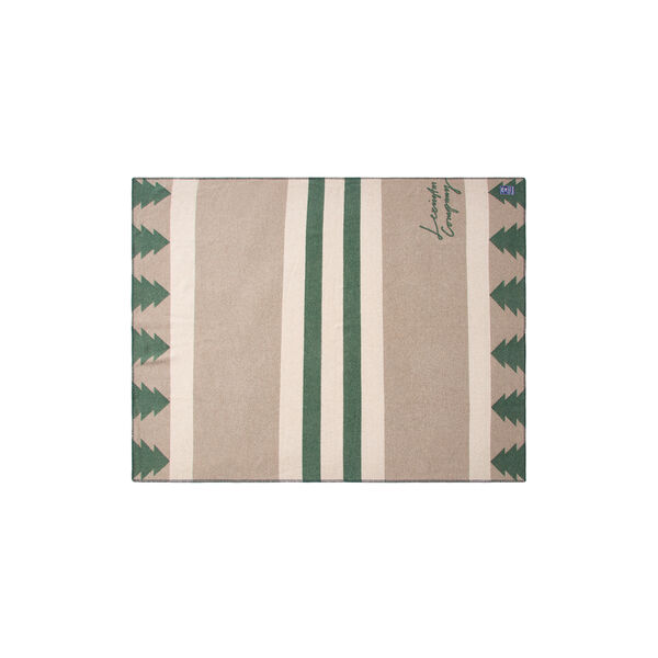 Holiday Tree Throw, beige/green, Lexington