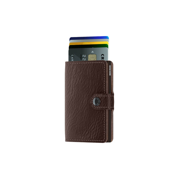 Miniwallet, vegetable tanned espresso/brown Miniwallet, vegetable tanned espresso/brown, Secrid