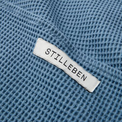 Viskestykke vaflet, denim blue, Stilleben