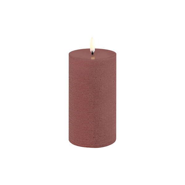 LED Pillar Candle 15 cm, terracotta, Uyuni Lighting