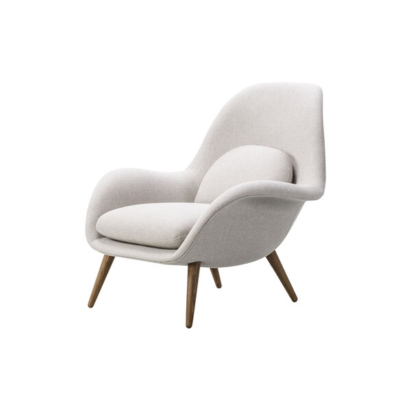 FF1770 Swoon Lounge Chair, Sunniva 717/bejdset r&oslash;get eg, Fredericia Furniture