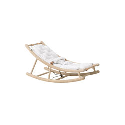 Wood baby & junior vippestol, eg/hvid, Oliver Furniture