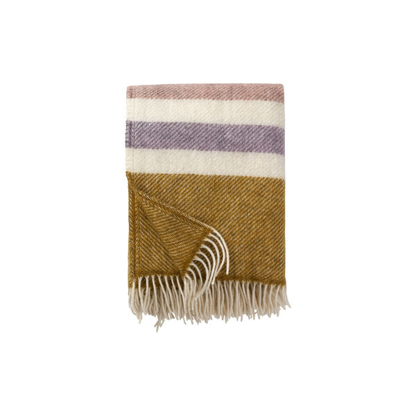 Gotland stripe plaid, pastel, Klippan Yllefabrik