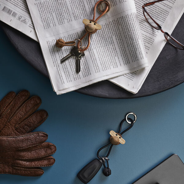 Abe nøglering, sort, Kay Bojesen Denmark