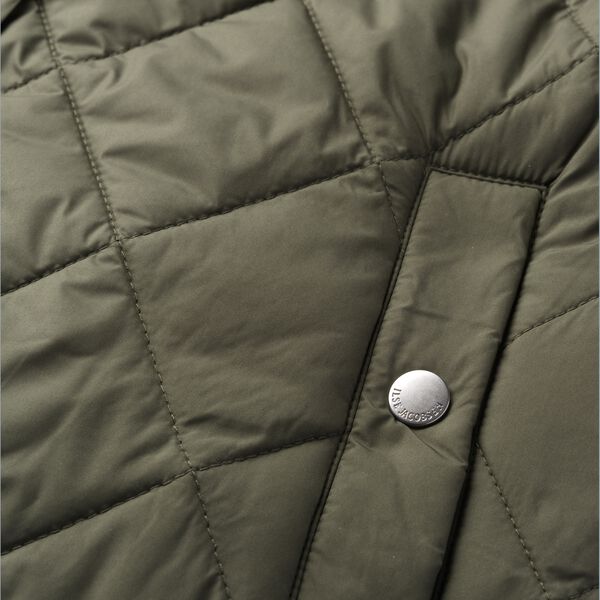Quilted Short Vest, army, Ilse Jacobsen Hornb&aelig;k