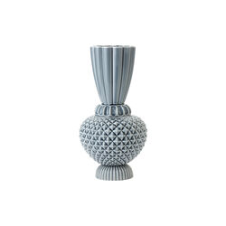 Samusrium Jumbobell vase, bl&aring;/gr&aring;, Dottir Nordic Design