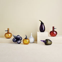 Aubergine glasfigur, lilac, Iittala