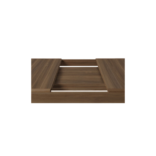 S-Table Dining Table Rectangular Extendable, matt lacquered american walnut S-Table Dining Table Rectangular Extendable, matt lacquered american walnut, GUBI