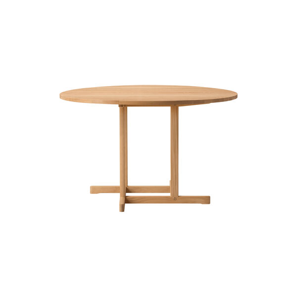 BM80 Mogensen Shaker Table &Oslash; 120 cm, olieret eg, Fredericia Furniture