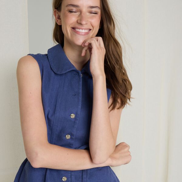 IRKUNIS Waistcoat, blue indigo, Atelier R&ecirc;ve