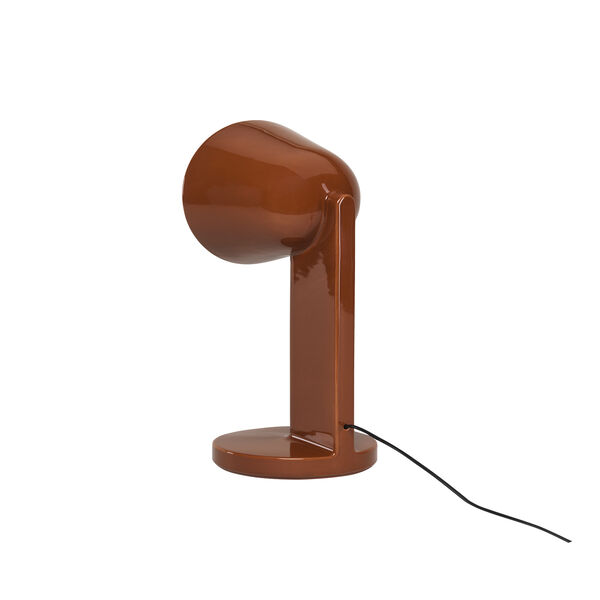 C&eacute;ramique Side bordlampe, rust red, Flos