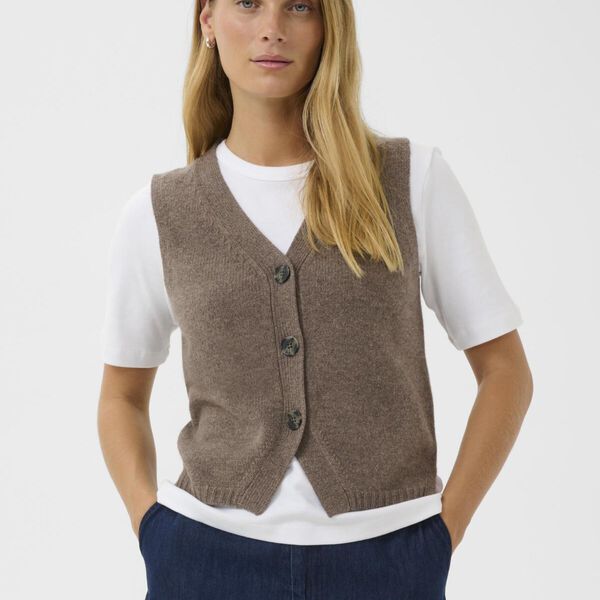 SylvaPW Waistcoat, falcon melange, Part Two