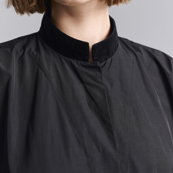 Fukkura poplin frakkekjole, black, BITTE KAI RAND