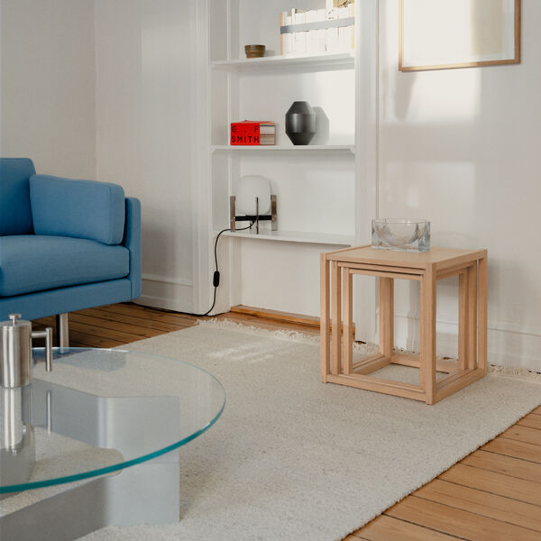 BM375 Nesting Tables, light oiled oak, Fredericia Furniture