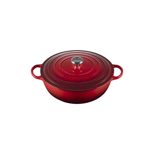 Signature st&oslash;bejern stegegryde &Oslash; 32 cm, cerise, Le Creuset